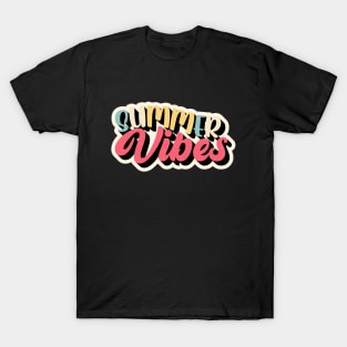 Retro Summer vibes vintage summer time design T-Shirt